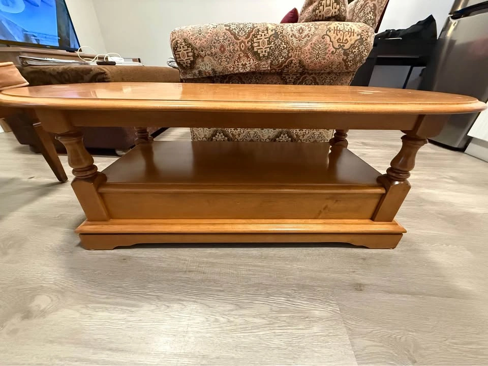Solid Wood Coffee Table - photo 5