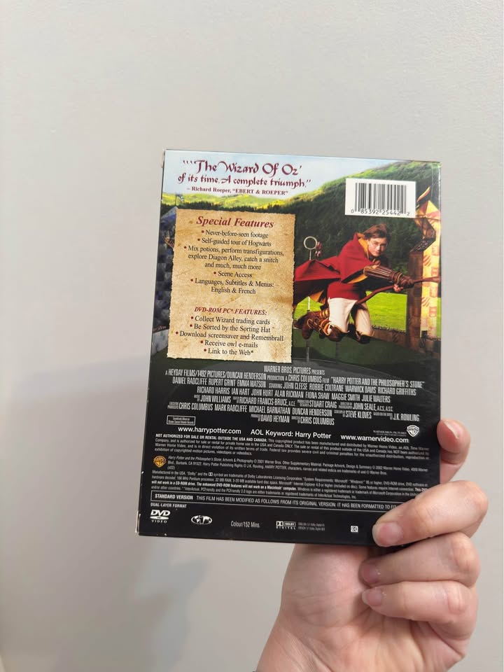 Harry Potter and the Philosopher’s Stone DVD - photo 2