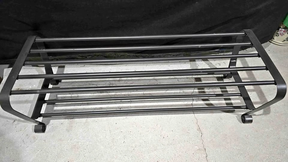 Metal Coat and Shoe Rack