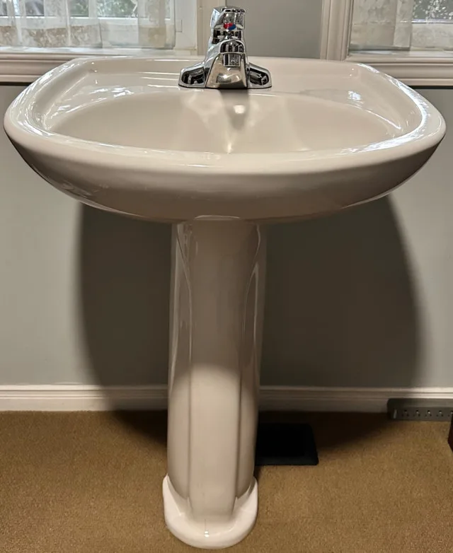 Pedestal sink with Faucet thumbnail