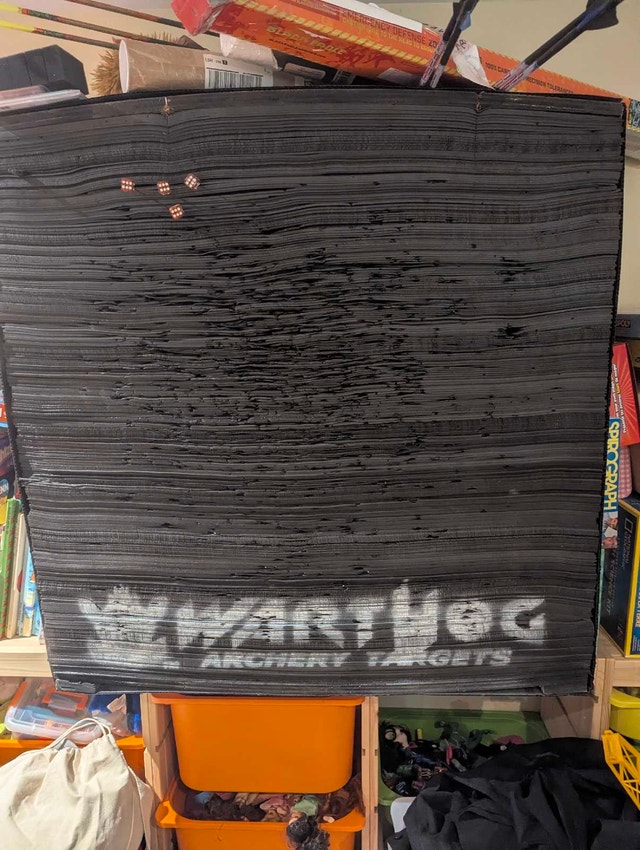 Warthog Archery target
