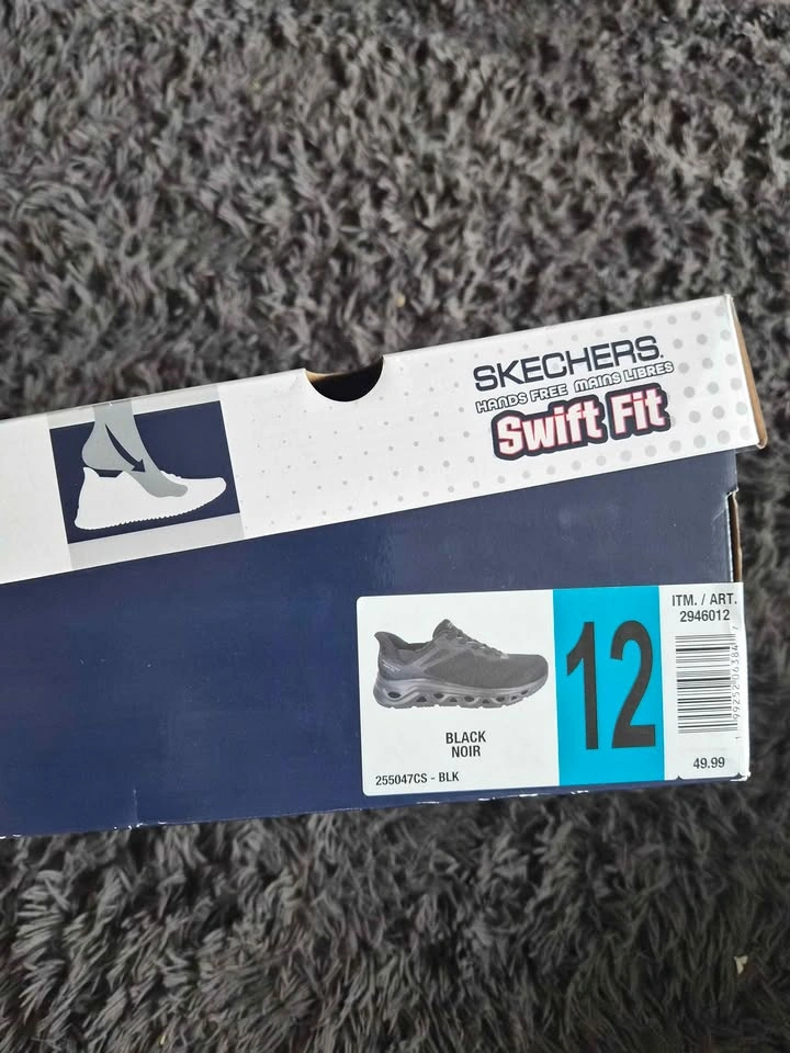 Skechers Hands Free Swift Fit Shoes Black Size 12 New - photo 4