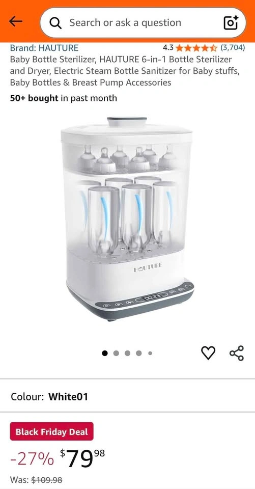 Sterilizer for bottles for sale - photo 3