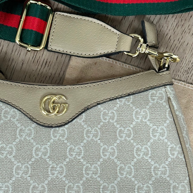 GUCCI Ophidia Small Shoulder Bag - Beige - photo 3