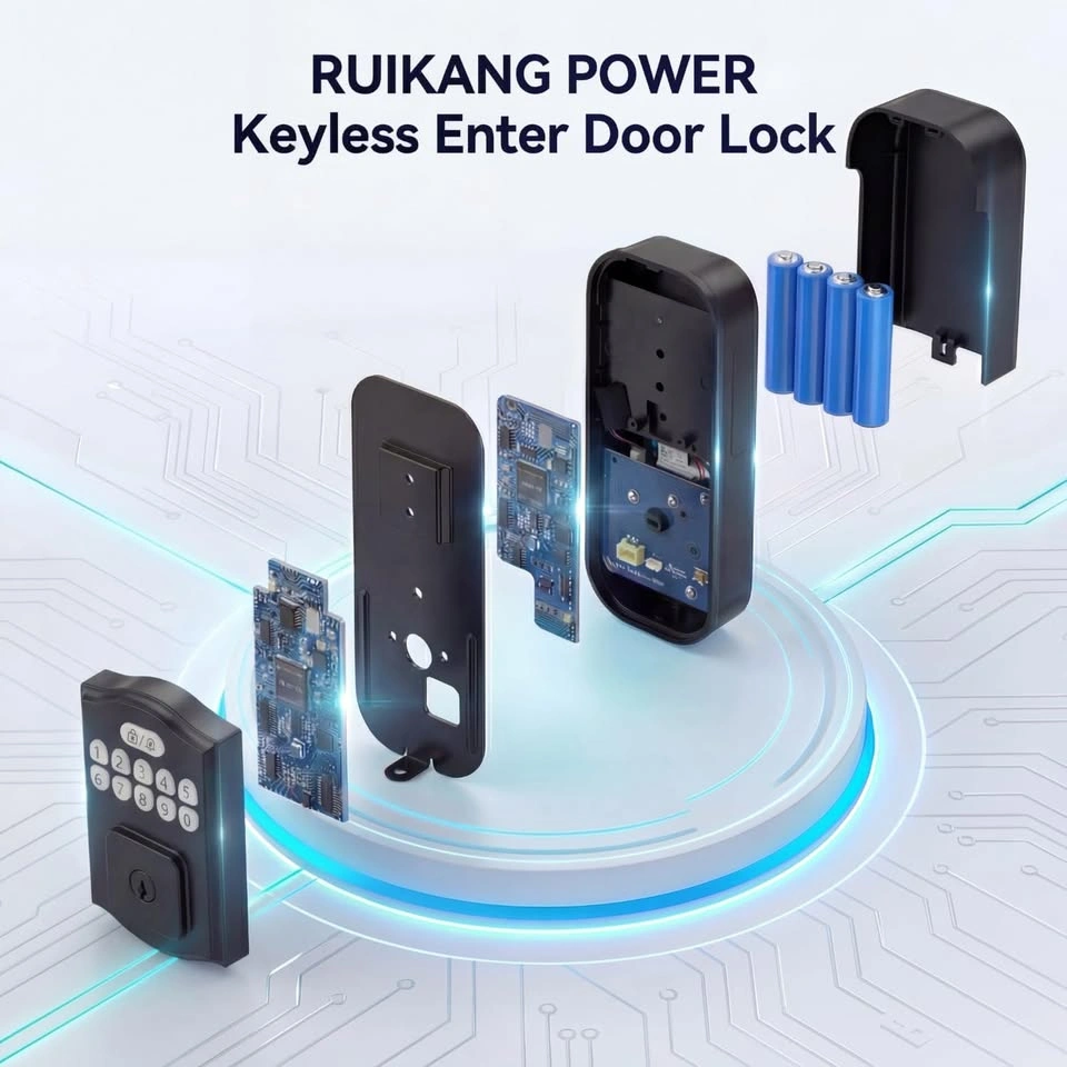RUIKANG POWER Smart Keyless Door Lock w/ Digital Keypad USB-C - photo 4