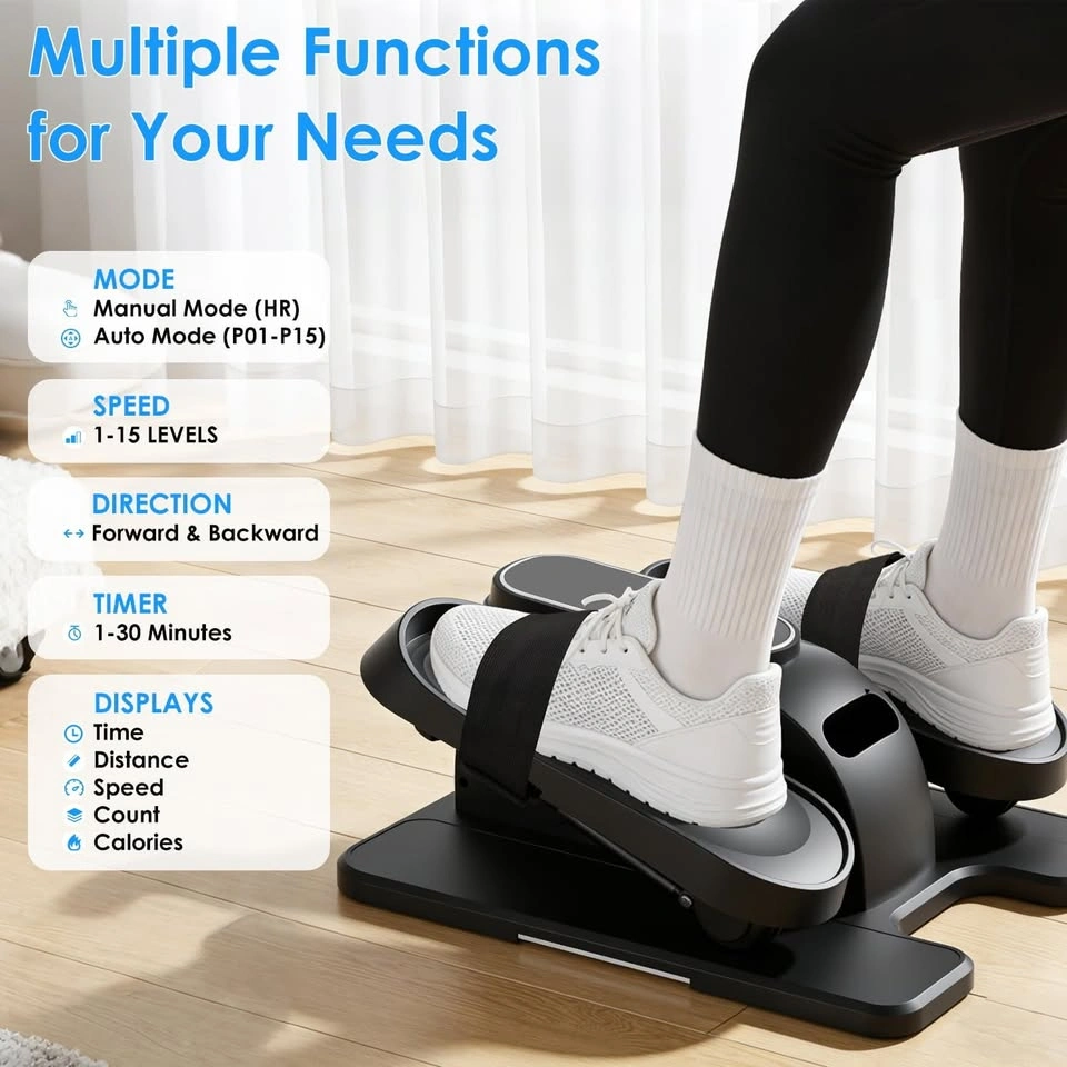Mini Elliptical Stepper Under Desk w/ Remote Control LCD Display - photo 3