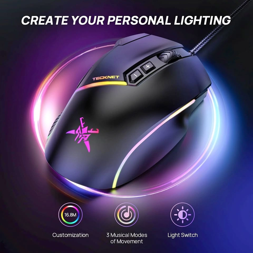 TECKNET RGB Gaming Mouse