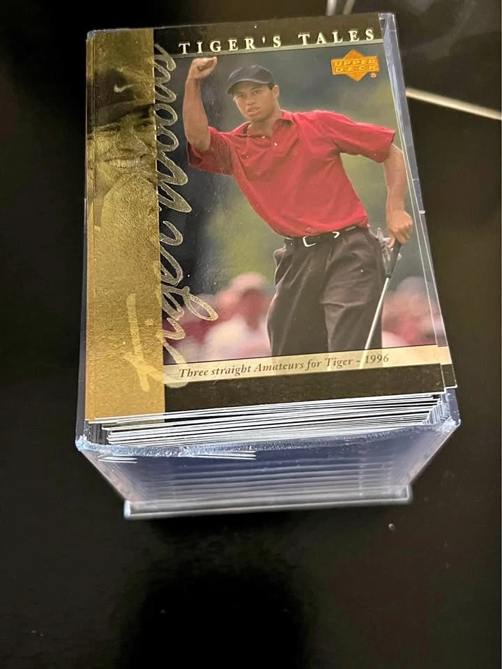 2001 Upper Deck Golf Tiger Woods Inserts (130 Cards)