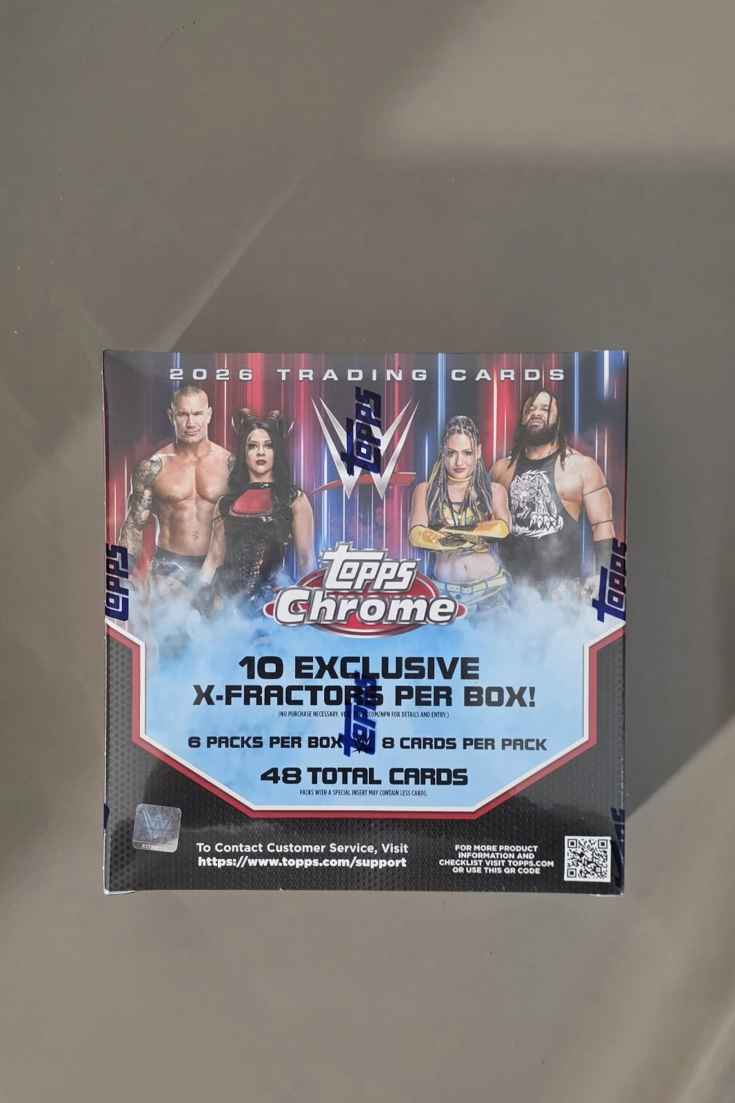 2026 Topps Chrome WWE Mega Box Factory Sealed