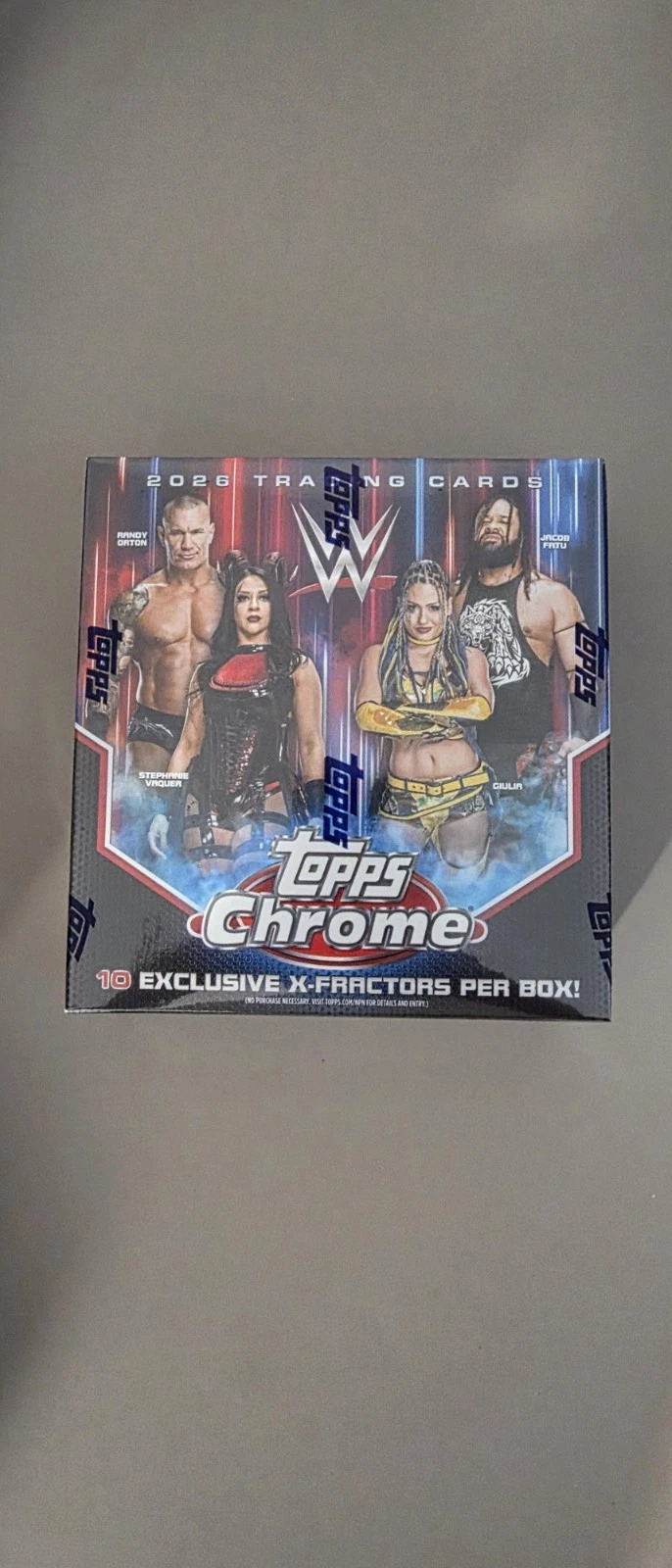 2026 Topps Chrome WWE Mega Box Factory Sealed - photo 2