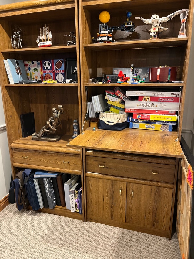 Two Spacious Book/Storage Shelving Units - 30.5x16x76 inches - photo 3