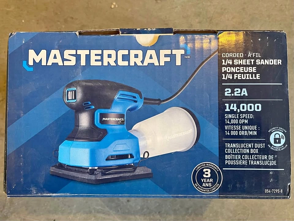 Mastercraft 1/4 Sheet Sander