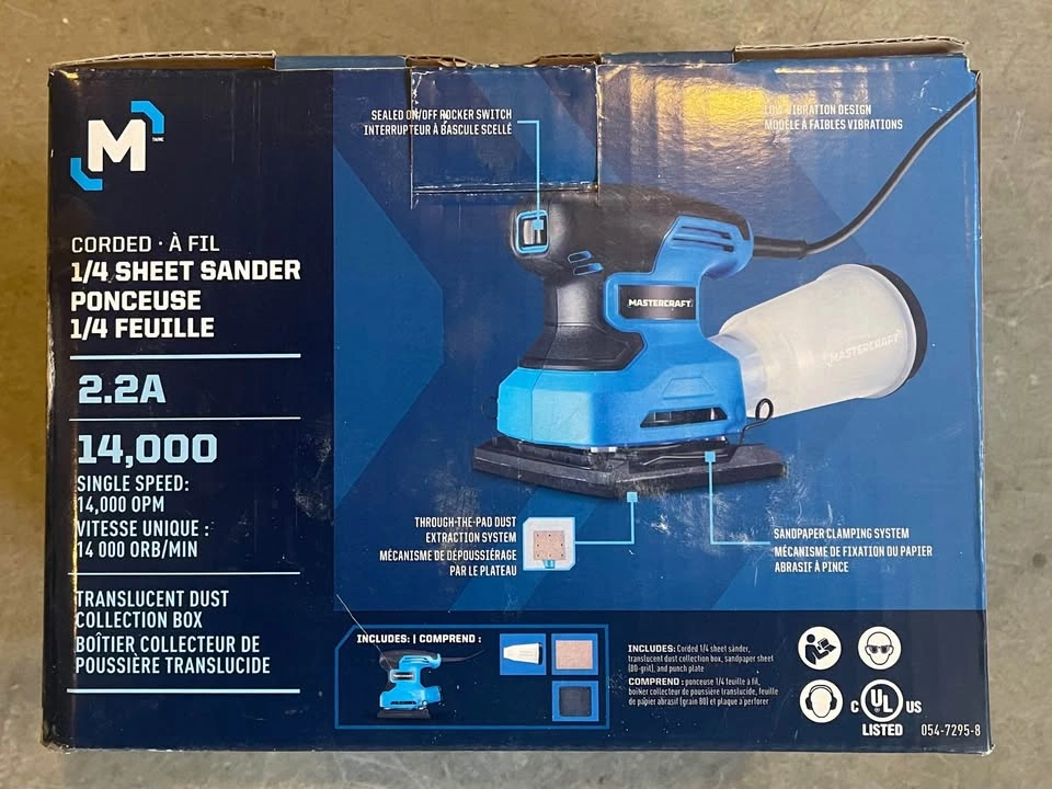 Mastercraft 1/4 Sheet Sander - photo 2