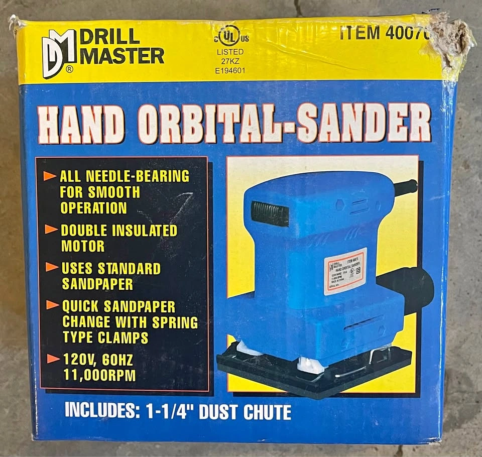 Drill Master Hand Orbital Sander