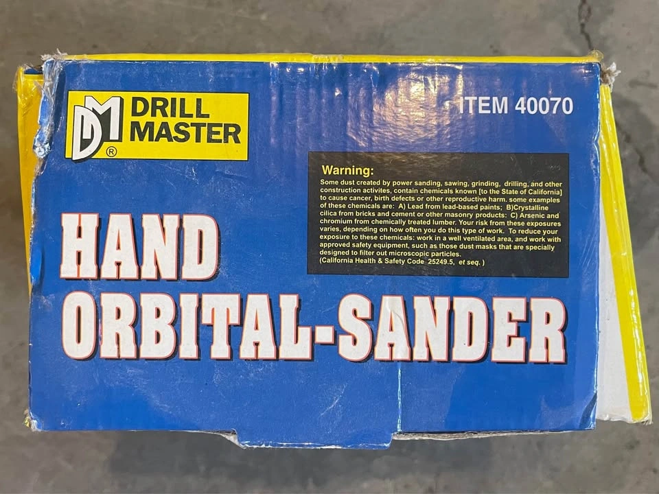 Drill Master Hand Orbital Sander - photo 2