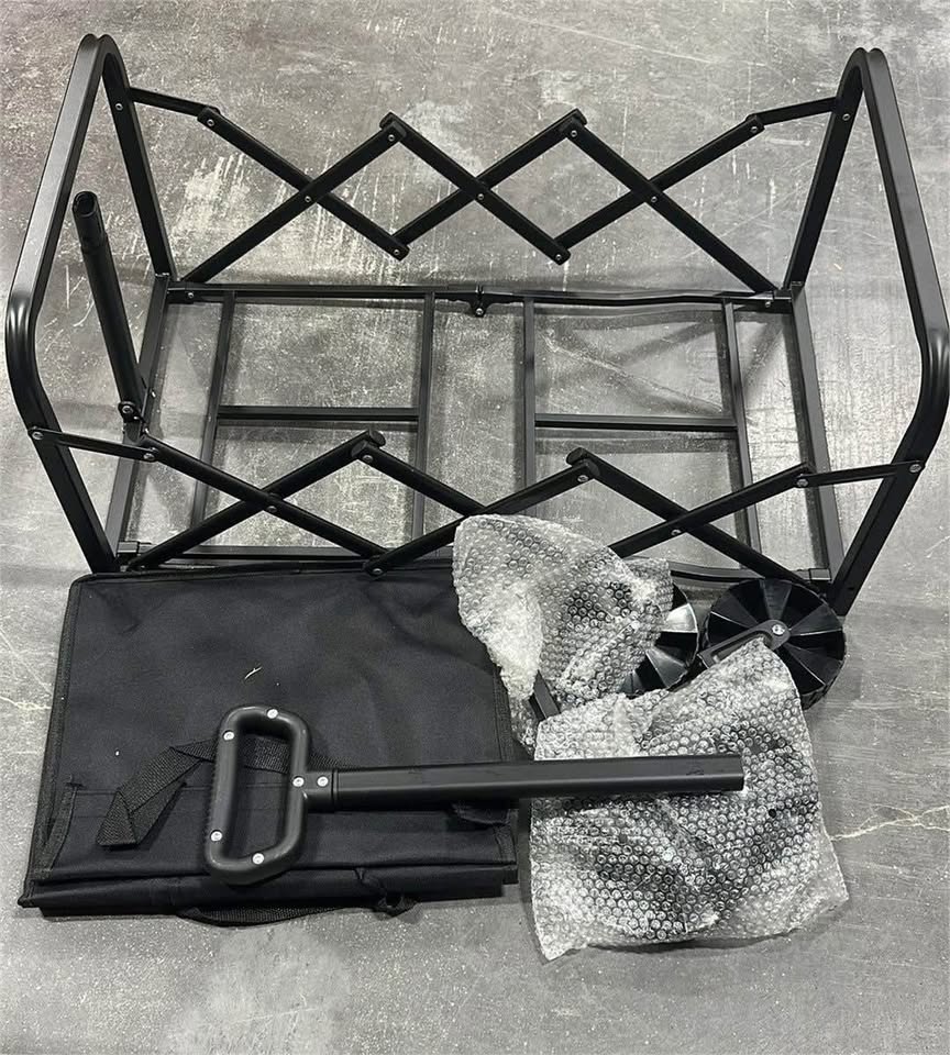 NEW Collapsible Wagon 28" x 17" x 36" (Black) - photo 3