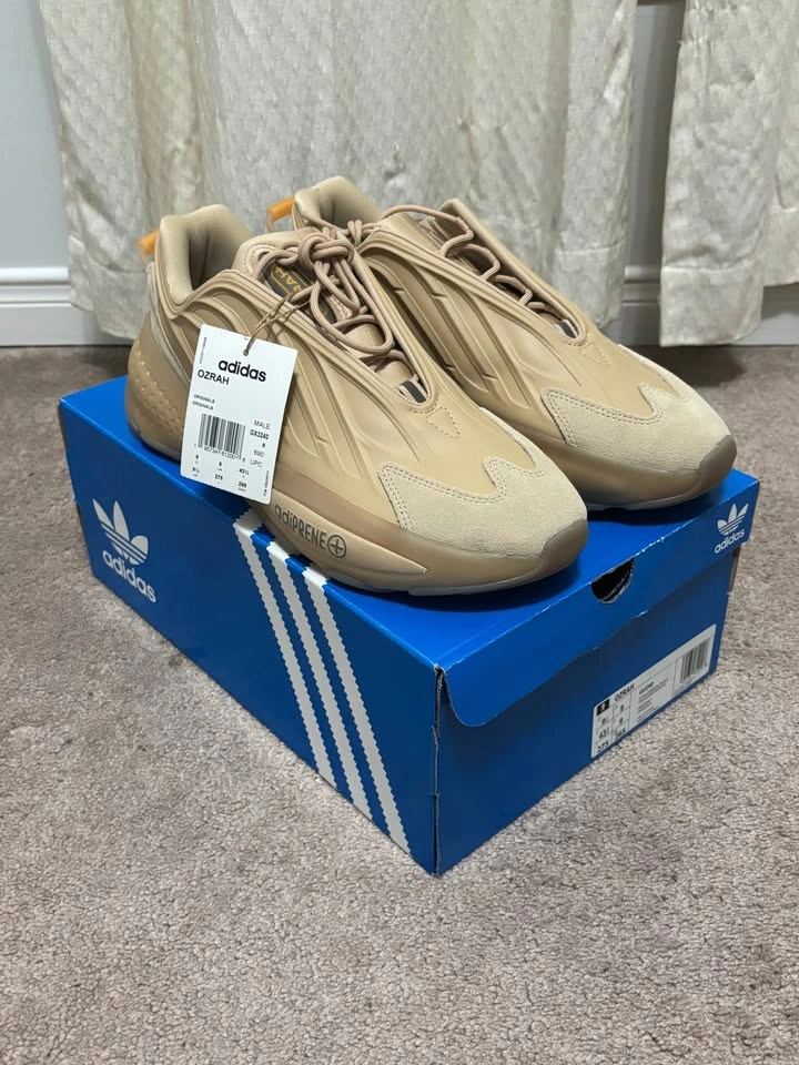 New Adidas Ozrah Shoes – Beige/Pale Nude Orange Rush - photo 2