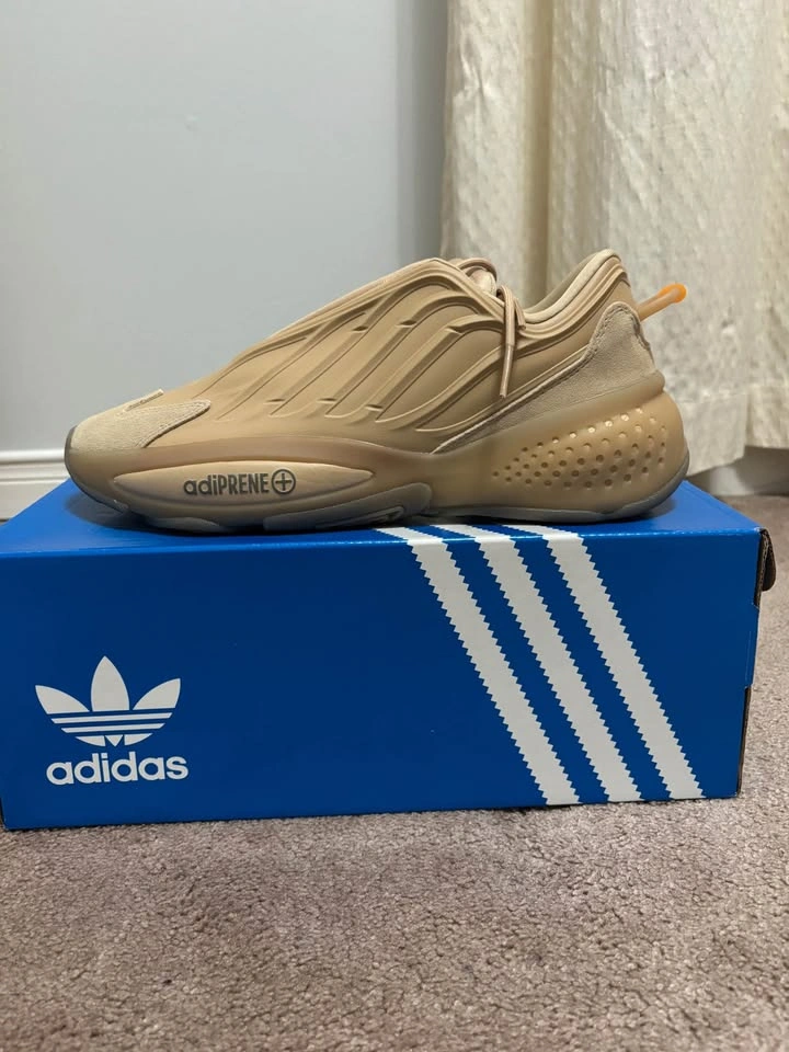New Adidas Ozrah Shoes – Beige/Pale Nude Orange Rush - photo 5