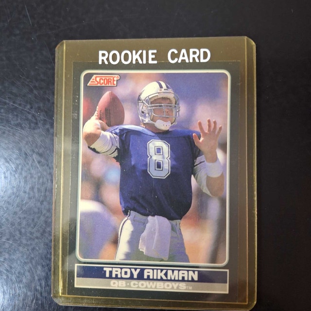 NFL - Troy Aikman #8 Card Lot - photo 2