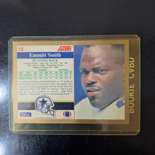 NFL - Emmitt Smith #22 Football Cards - photo 5