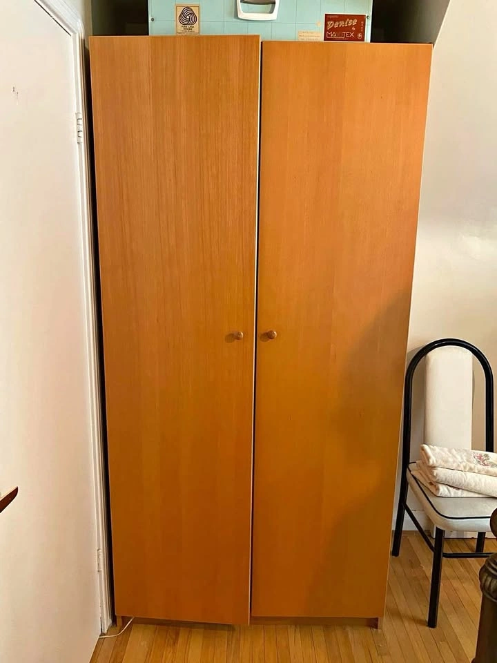 IKEA Wardrobe - Light Wood - Hanging & Drawers
