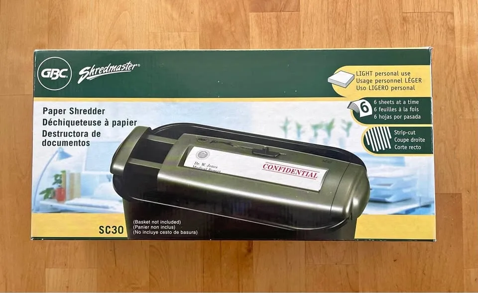 GBC Shredmaster SC30