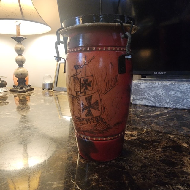 Vintage Quinto Bongo Hand Drum - photo 2
