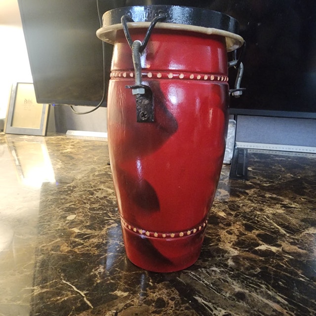 Vintage Quinto Bongo Hand Drum - photo 4