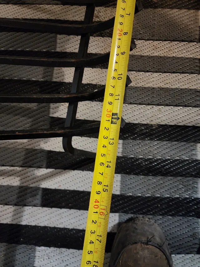 Fire Grate Rod Iron Holder Fireplace Metal - photo 5