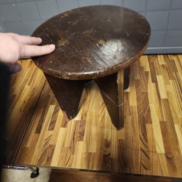 Wooden Stool - photo 3