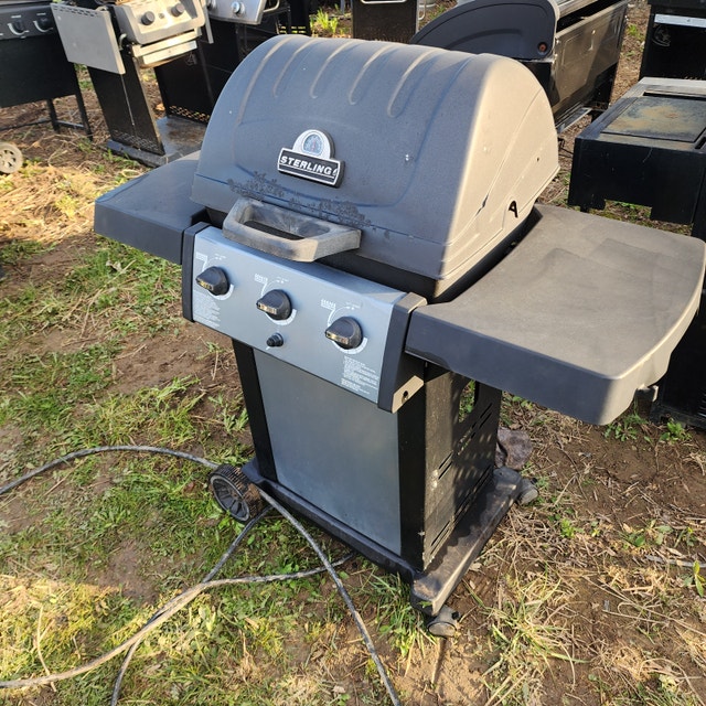 Sterling BBQ Aluminum Stainless Grill