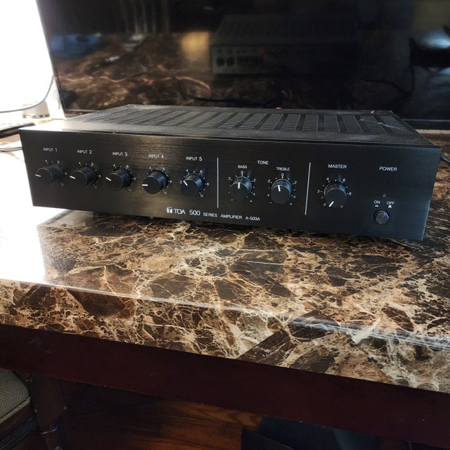 TOA 500 Series Amplifier A-503A - 30W PA Amp