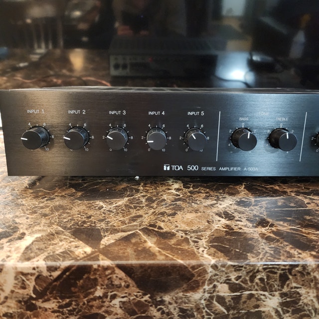 TOA 500 Series Amplifier A-503A - 30W PA Amp - photo 3