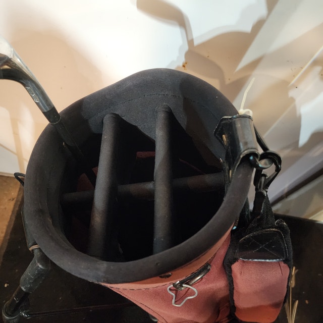 Maxfli Brown Golf Bag Storage Strap Carry Stand - photo 2
