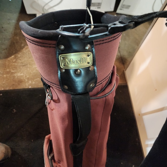 Maxfli Brown Golf Bag Storage Strap Carry Stand - photo 4