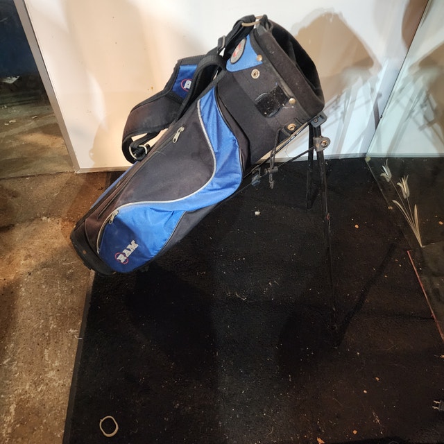 RAM Blue Golf Bag Club Strap, Carry, Stand - photo 2