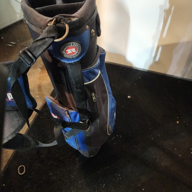 RAM Blue Golf Bag Club Strap, Carry, Stand - photo 5