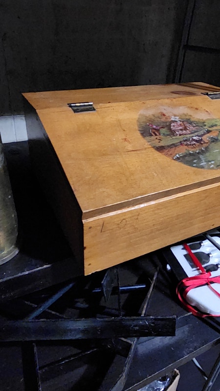 Wood Storage Box Farmhouse Art - photo 3