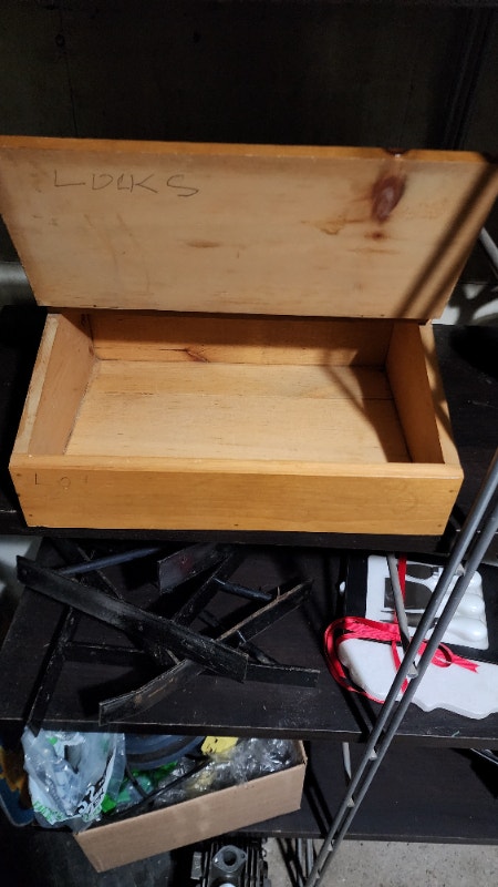 Wood Storage Box Farmhouse Art - photo 4