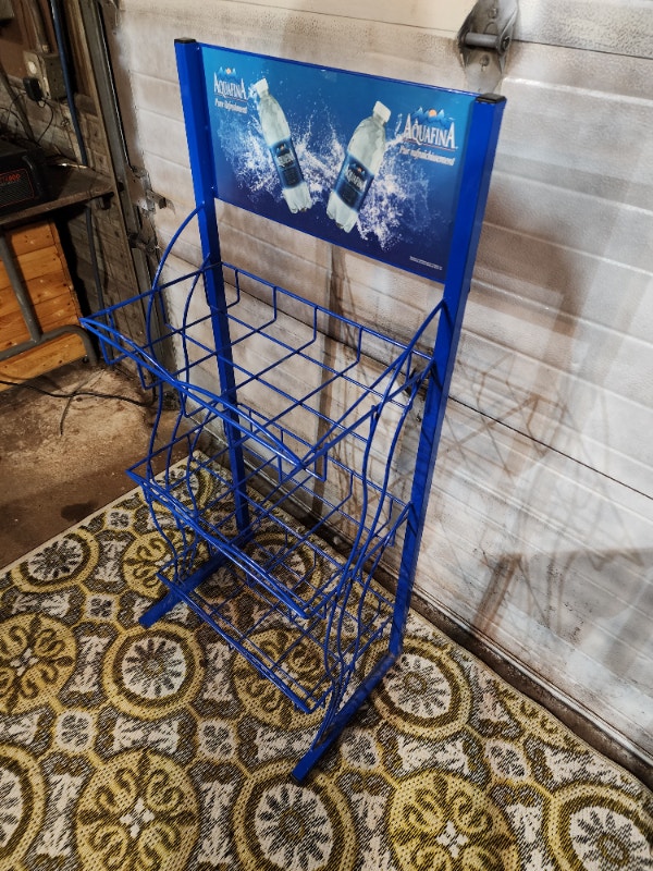 Aquafina Water Stand Rack Holder Blue 22'' x 13'' x 48'' - photo 4
