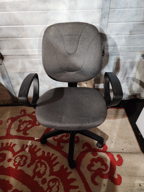 Gray Office Chair Adjustable