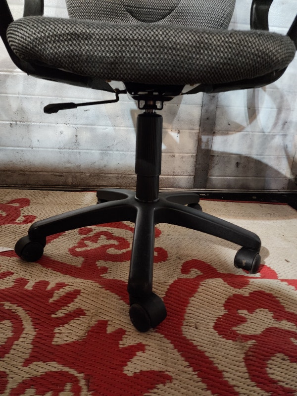 Gray Office Chair Adjustable - photo 2