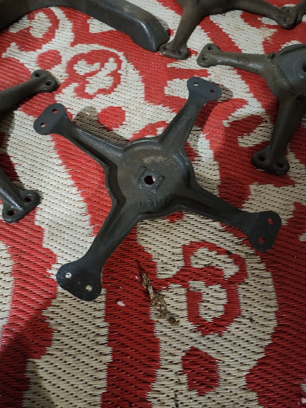 Cast Iron Table Base Mountable Feet - photo 4