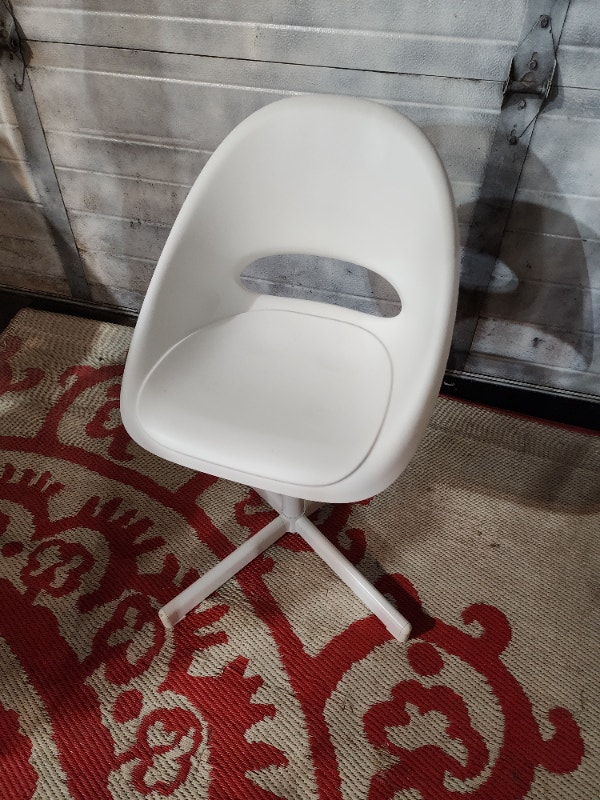 small White Chair swivel seat