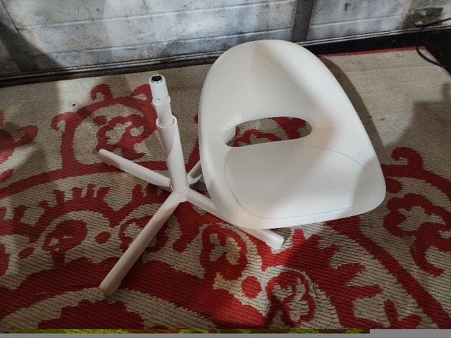 small White Chair swivel seat - photo 5