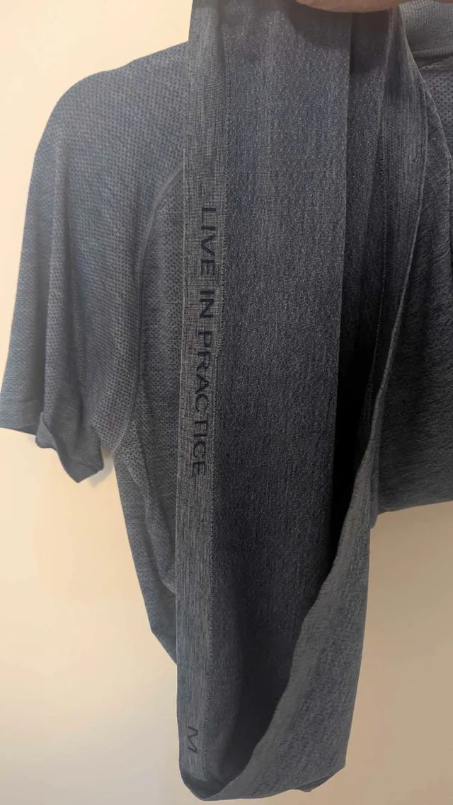 Men's Lululemon M Blue Tech Golf Polo image indicator(5)