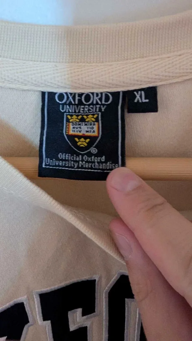 Men's Authentic XL Oxford University Crewneck Pullover image indicator(3)