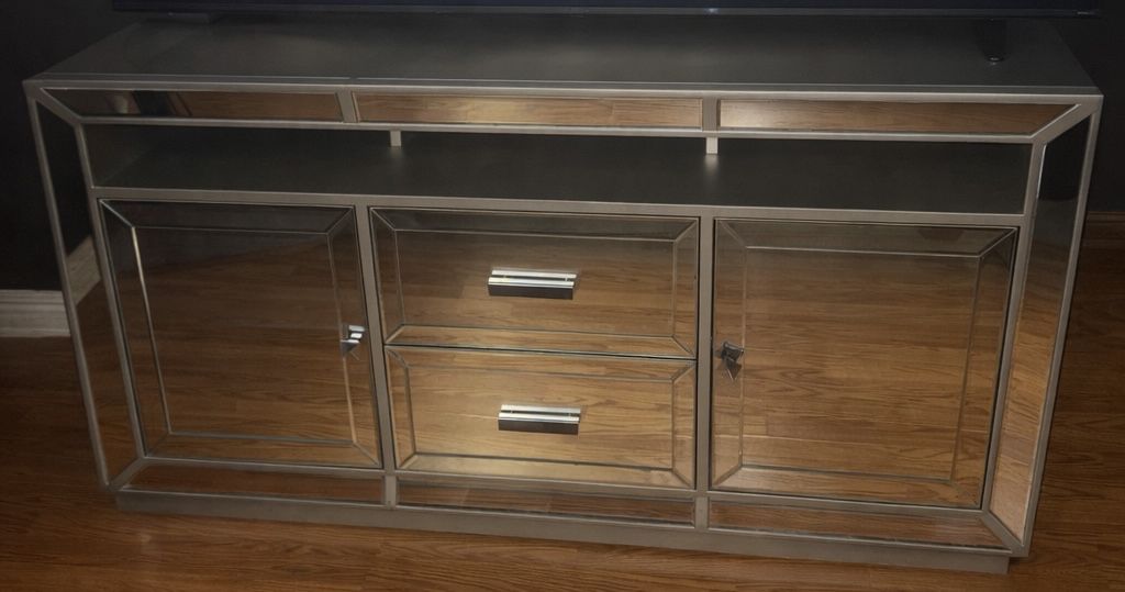 Tv console with storage