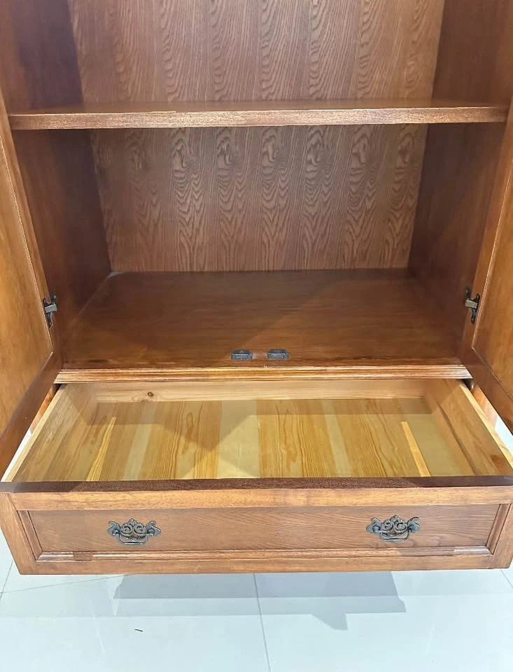 Vintage wardrobe - oak wood - photo 3