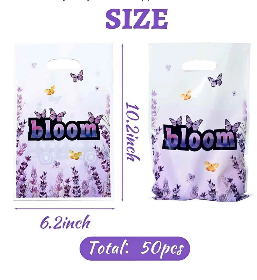 50Pcs Lavender Party Favor Bags